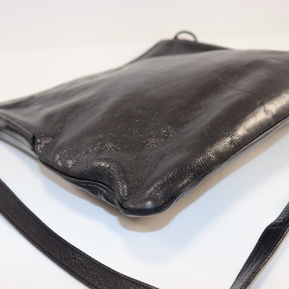 Gucci Black Leather Crossbody Bag | Authentic Italy | Style 113013 1956 - Picture 3 of 7